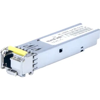 Síťový kabel MaxLink 1.25G SFP optický modul, průmyslový -40°C +85°C, WDM(BiDi), SM, Tx 1550/Rx1310nm, 20km, 1x LC konektor, DDM
