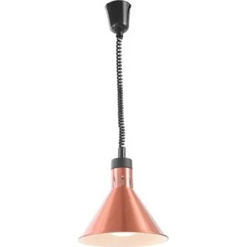 Stojací lampa Hendi 273876 Výškově nastavitelná ohřívací lampa kónická, závěsná, měděná