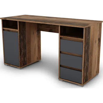 Psací stůl byLIVING Psací stůl Lobo (staré dřevo / antracit)