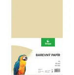 Barevný papír A4, 80g, krémový, 100 listů