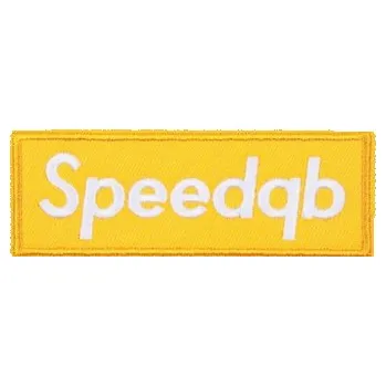 Nášivka SPEEDQB BOX LOGO NÁŠIVKA - ŽLUTÁ