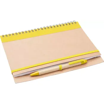 Platanus A5 blok - žlutá / přírodní - AP791049-02