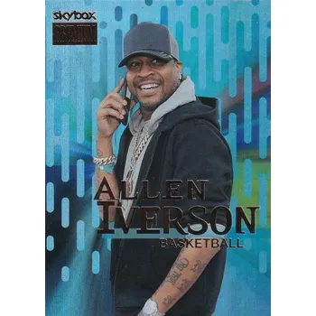 Sběratelský sportovní předmět insert karta ALLEN IVERSON 21-22 Metal Universe Champions SkyBox Premium číslo S-30
