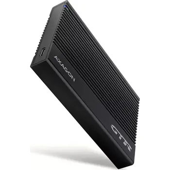 Ukládání dat AXAGON EE25-GTR, USB-C 10Gbps - SATA 6G 2.5" RIBBED box, černý