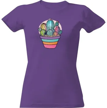 Dámské tričko Tričko s potiskem Milovnice kaktusů dámské