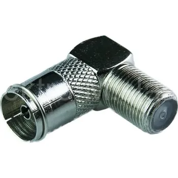 Satelitní technika Úhlový přechod z TV zásuvky do F zásuvky BMJ16