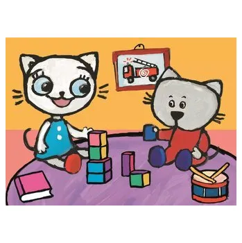 Puzzle TREFL Puzzle Kicia Kocia: V pokojíku 20 dílků