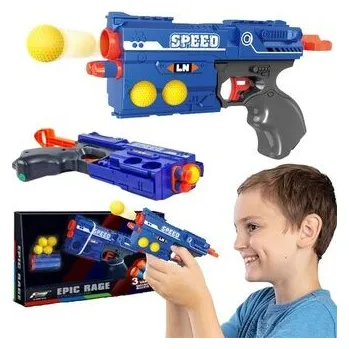 Dětská zbraň Pistolet na kulki z pompką