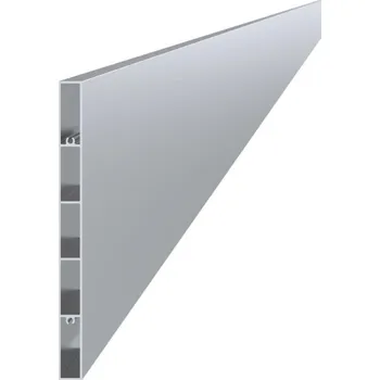 Příslušenství pro plot Hliníková plotová lamela 200x16 mm, tvar obdélník 6m +/- 5mm (AL-PV11-6)