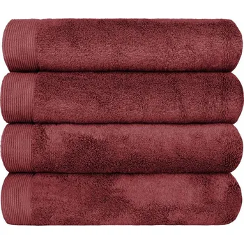 Ručník SCANquilt modalový ručník MODAL SOFT kaštanová malý ručník 30 x 50 cm