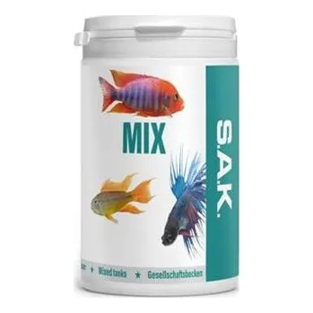Krmivo pro rybičky S.A.K. mix 185 g (1000 ml) vločky