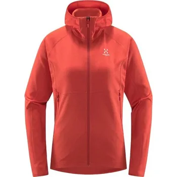 Dámské oblečení Dámská mikina HAGLÖFS SKUTA HOOD W M Červená, Bílá