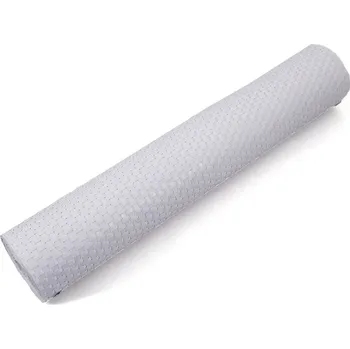 Příslušenství pro plot Bílá plastová ratanová stínicí rohož "umělý ratan" s oky (role) - délka 300 cm, výška 75 cm