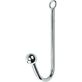 Anální kolík Kovový anální hák s kuličkou