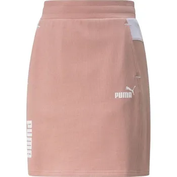 Dámská sukně Dámská sukně Puma POWE COLORBLOCK SKIRT XS Růžová, Bílá