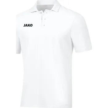 JAKO BASE Triko s límečkem vel. 140, bílá