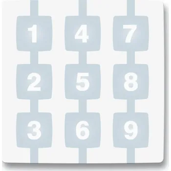 Pohon brány NICE NiceWay WM009C - devítikanálové tlačítko pro obsluhu devíti pohonů