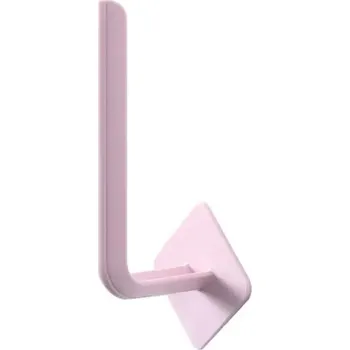 Univerzální držák na toaletní papír bez vrtání | Držák do domácnosti - růžový