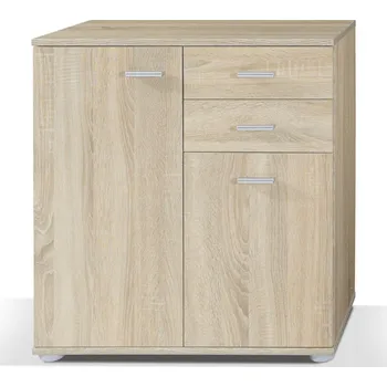Komoda MIDAS 2 - KOMODA - 2dvířková se 2 šuplíky - dub sonoma (MIKE 2 2T 2S) "LP" (K150-Z)