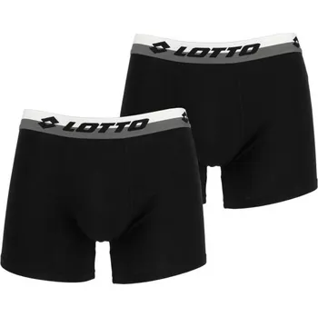 Pánské spodní prádlo Pánské boxerky Lotto TRAIANUS 2PACK XL Černá
