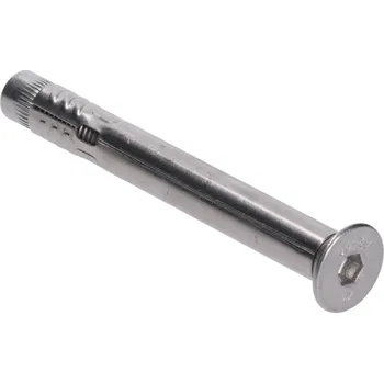 Zábradlí Nerezový kotevní profil pro celoskleněné zábradlí se zapuštěnou hlavou