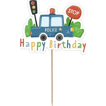 Godan Zápich na dort - Policie 13 x 10,5 cm