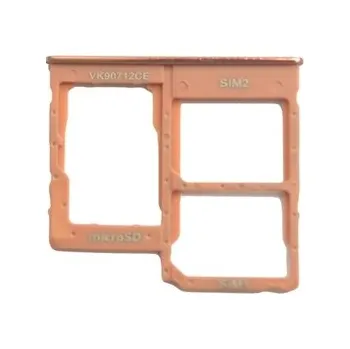 Držák (šuplík) SIM Samsung A405 Galaxy A40 coral