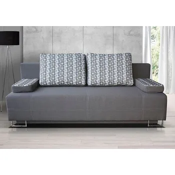 Pohovka Falco Rozkládací pohovka TIMMY s úložným prostorem, šedá/vzor Aspen 96