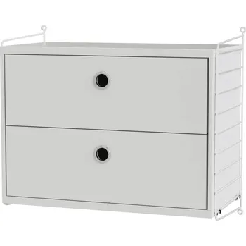 Noční stolek String Noční stolek String Bedroom A, white/white