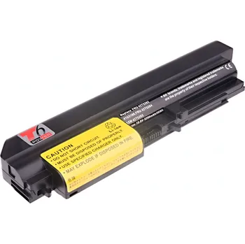 Počítač Baterie T6 Power IBM ThinkPad T61 14,1 wide, R61 14,1 wide, R400, T400, 5200mAh, 56Wh, 6cell NBIB0059