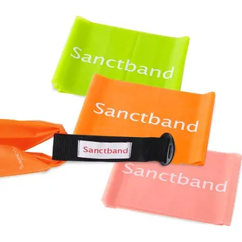 Sanctband fyzio set 3 odporů s úchytou na dveře Provedení: SET1-slabá, středně silná, silná