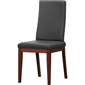 Jídelní židle Dřevěná jídelní židle DEGO, koňak/Novel 12