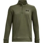 Chlapecká mikina Under Armour ARMOUR FLEECE 1/4 ZIP ymd Khaki, Černá