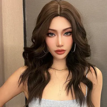 Paruka Přírodní hnědá paruka Daisy