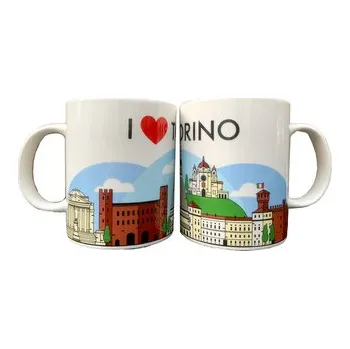 Porcelánový hrnek -Turín