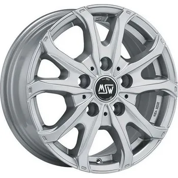 Auto-moto alu kola MSW 48 van full silver 7,5x18" 5x108 ET45