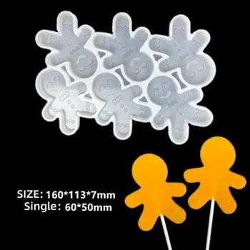 Velikonoční dekorace Silikonové formy na velikonoční čokoládky a cukroví - 6 perníkový panáček