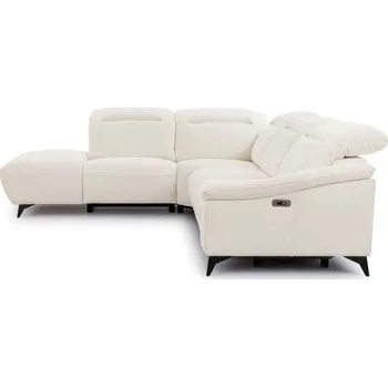 Sedací souprava GALAXY S RELAXEM ELEKTRIKA - OSL+R+1+ REC 1BP - LEVÁ (GAPPA s relaxem) sedací souprava , látka SMETANOVÁ MISTERIO 03 kolekce (ST) - "STA" (K250-Z) NOVÁ LÁTKA