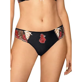 Kalhotky Clasik kalhotky RÓŽA SP Natali black, VELIKOST XL