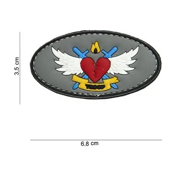 Nášivka Gumová nášivka 101 Inc Trooper - šedá