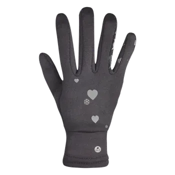 Jezdecké rukavice Zimní dětské rukavice ELT Geneva, černá, 5 -7 let