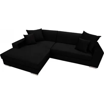Sedací souprava Falco Rohová sedací souprava Mexicana, rozkládací s úložným prostorem, levá, černá/Casablanka 2316