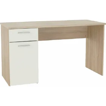 Psací stůl Psací PC stůl EGON, dub sonoma/bílý