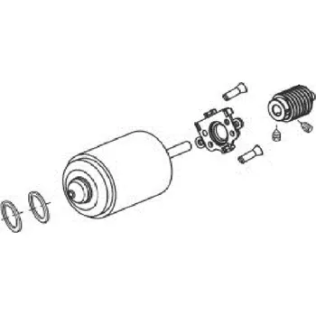 Pohon brány PRWNG08 - sada motoru s držákem a šnekem