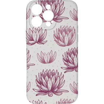 Pouzdro na mobilní telefon Kryt Lotus pro iPhone 15 Pro Max