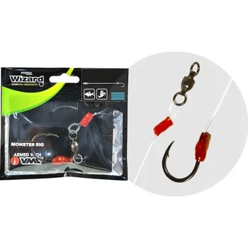 Rybářský háček WIZARD - Návazec Monster Classic Mono Rig Classic vel. 9/0