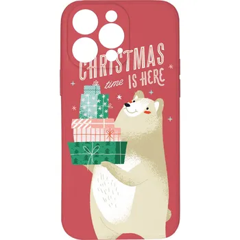 Pouzdro na mobilní telefon Kryt Vánoce jsou tady červený pro iPhone 15 Pro Max