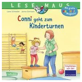 První čtění LESEMAUS 114: Conni geht zum Kinderturnen - Schneider Liane