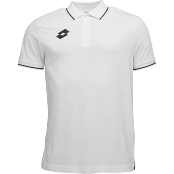 Pánské polo tričko Lotto ELITE POLO SHIRT XXL Bílá, Černá