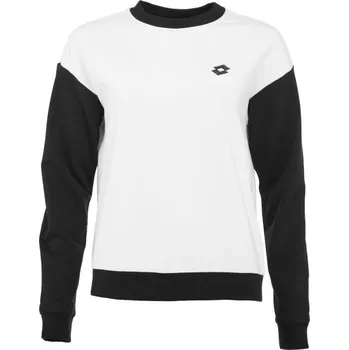 Dámská mikina Dámská mikina Lotto MATTIA XL Černá, Bílá